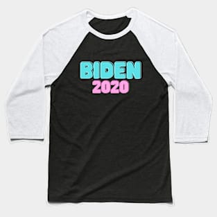 Biden Pink Blue Pastel USA Election Vote for Joe 2020 Baseball T-Shirt